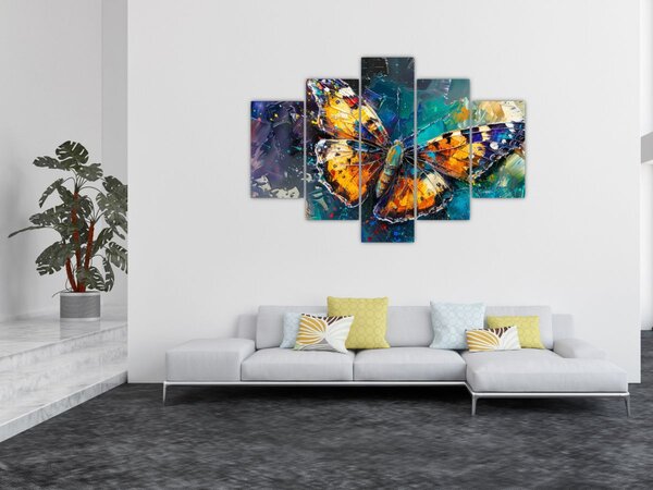 Kép - Pillangó, olajfestmény (150x105 cm)
