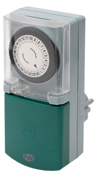 GAO 0768H mechanikus kültéri időzítő óra, 3500 W, 16A, IP44 védettség