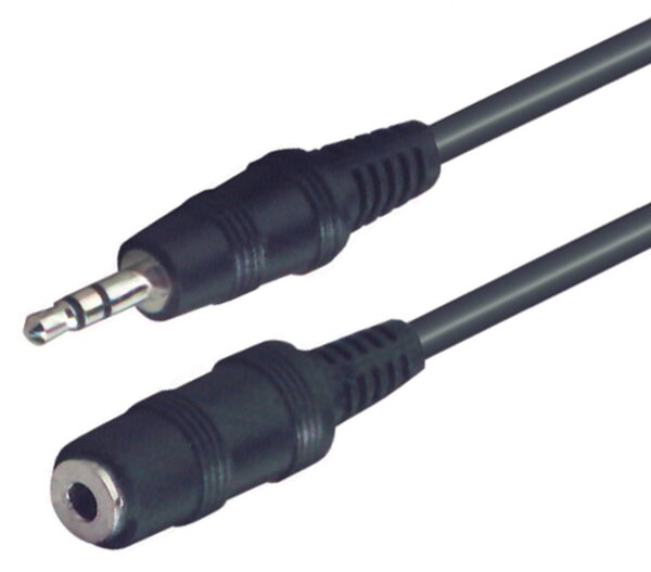 HOME A 54-5 audiókábel, 3,5mm sztereó dugó, 3,5mm sztereó aljzat, 5m