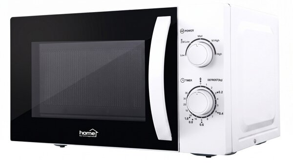 HOME HG MH 21 mikrohullámú sütő, 700 W, 20 literes, 5 fokozatban állítható teljesítmény, fehér
