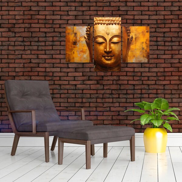 Kép - Buddha, olajfestmény (90x60 cm)