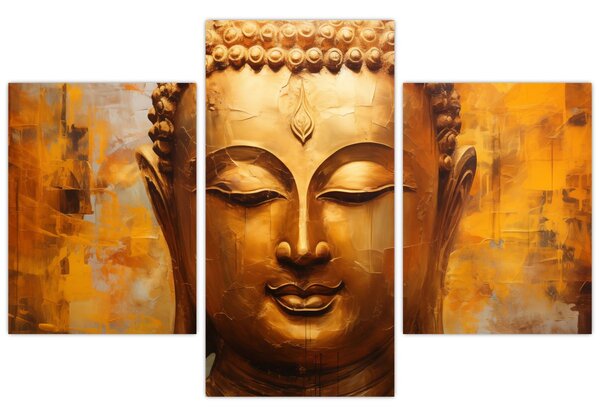Kép - Buddha, olajfestmény (90x60 cm)