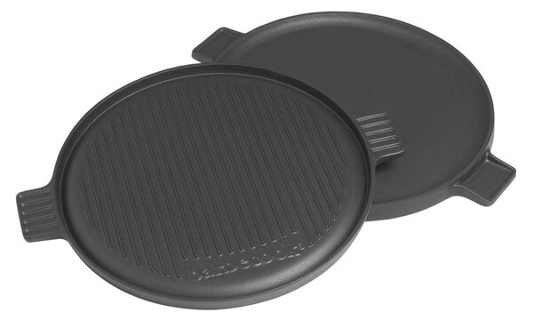 Barbecook BC-ACC-7087 zománcozott öntöttvas grill lap, kétoldalas, kerek, 35cm