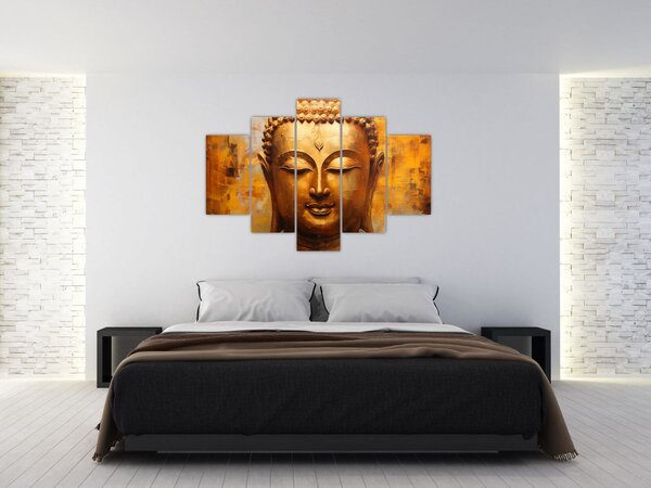 Kép - Buddha, olajfestmény (150x105 cm)
