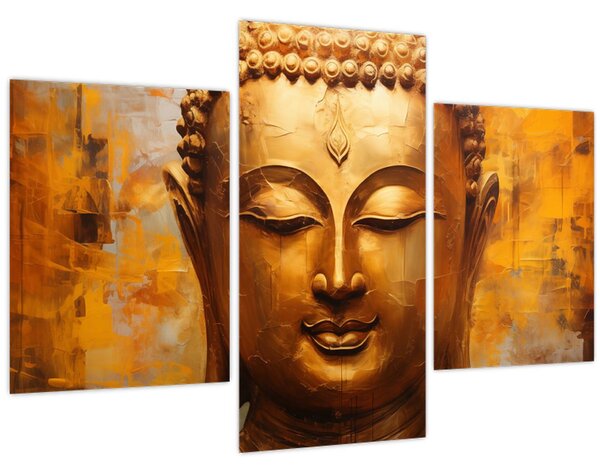 Kép - Buddha, olajfestmény (90x60 cm)