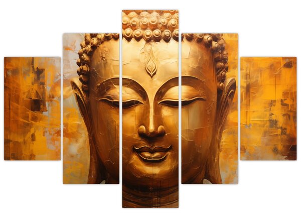 Kép - Buddha, olajfestmény (150x105 cm)