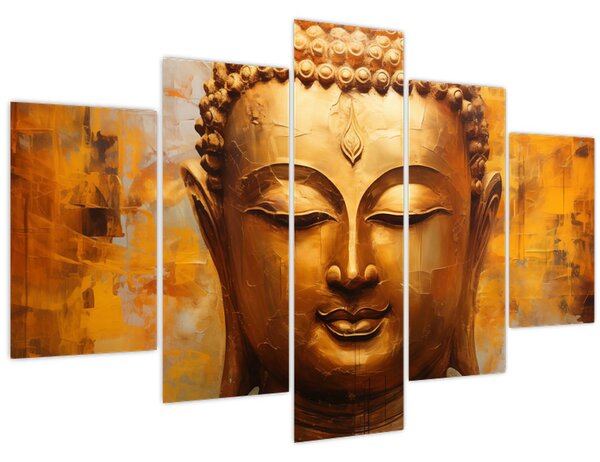 Kép - Buddha, olajfestmény (150x105 cm)