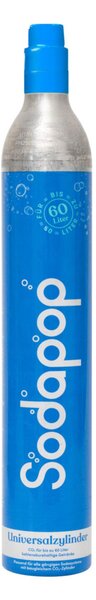 Sodapop univerzális patron szódakészítő géphez, CO2 patron, 425g, 60-80 liter szóda elkészítéséhez