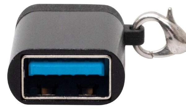 HOME USBCA3 usb-c átalakító, USB3.0, 3.0 A, 60 W, usb-c dugó, usb-a aljzat, gyorstöltés, adattovábbítás