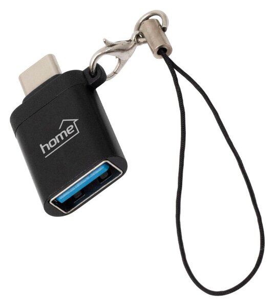 HOME USBCA3 usb-c átalakító, USB3.0, 3.0 A, 60 W, usb-c dugó, usb-a aljzat, gyorstöltés, adattovábbítás
