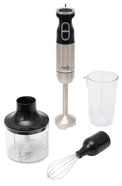 HOME HGBMS65 botmixer szett, 1000W, 15 fokozatban állítható sebesség, tálas aprító űrtartalma 500 ml, mérőpohár űrtartalma 650 ml