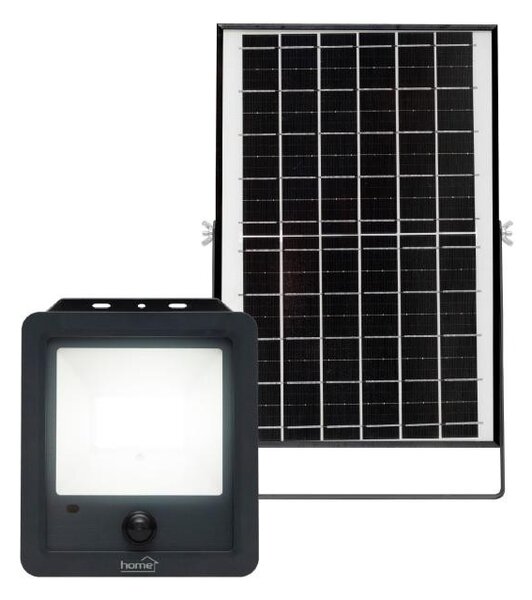 HOME FLP1800SOLAR napelemes LED reflektor, 112 db SMD LED, 1800lm, mozgásérzékelő, IP65 védettség, szolárpanel, távirányítható