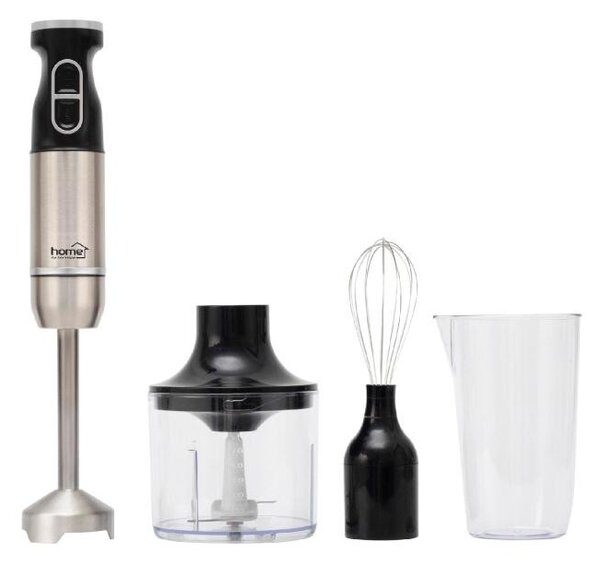 HOME HGBMS65 botmixer szett, 1000W, 15 fokozatban állítható sebesség, tálas aprító űrtartalma 500 ml, mérőpohár űrtartalma 650 ml