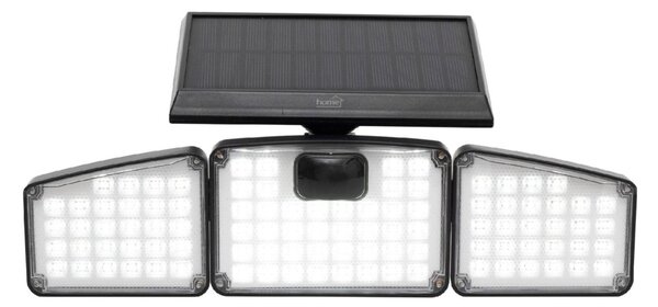 HOME FLP3SOLAR napelemes LED reflektor, 700 lumen, mozgásérzékelő, 3 világítási mód, IP65