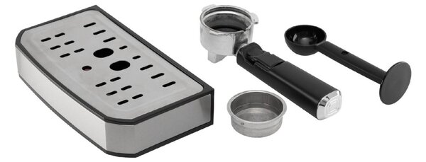 HOME HGPR15 presszókávé főző, 15bar, inox, tejhabosítás, elektronikus vezérlés, automatikus kikapcsolás