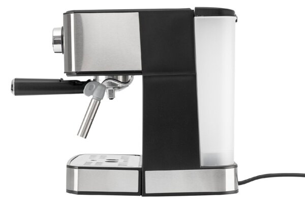 HOME HGPR15 presszókávé főző, 15bar, inox, tejhabosítás, elektronikus vezérlés, automatikus kikapcsolás