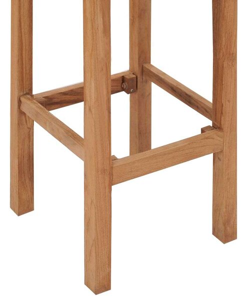VidaXL Tíkfából Készült Bárszékek - 4 db - 75cm