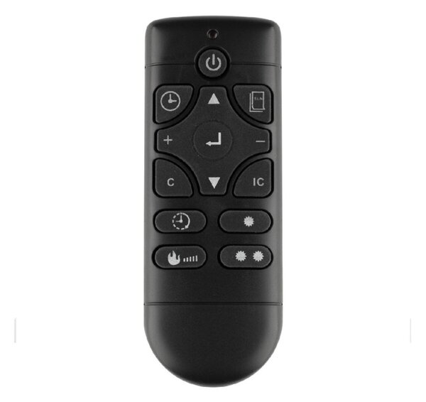 HOME FKKI08 beépíthető/fali elektromos látványkandalló, max. 2000 W, fényeffekt, 2 fokozat, heti időzítés, távirányító