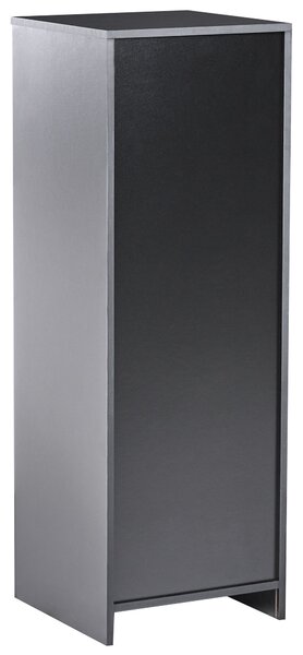 Háromszintes könyvespolc ZEHNA 117 cm Fekete