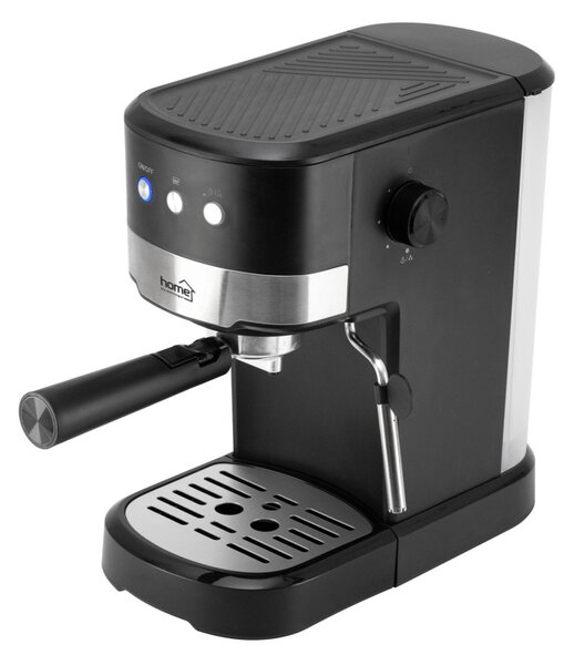 HOME HGPR16 presszókávé főző, 15bar, tejhabosítás, elektronikus vezérlés, csészemelegítő, automatikus kikapcsolás