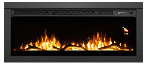 HOME FKKI08 beépíthető/fali elektromos látványkandalló, max. 2000 W, fényeffekt, 2 fokozat, heti időzítés, távirányító
