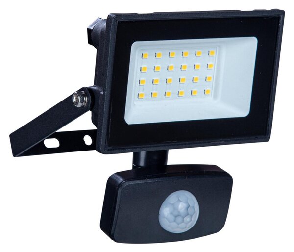GAO 48987 falra szerelhető LED fényvető, reflektor, 20 W, 2200 lumen, mozgásérzékelő, kül- és beltéri kivitel