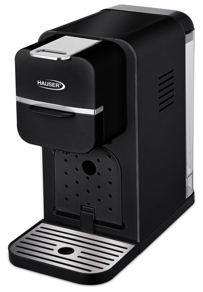 HAUSER CE-940B multifunkciós kávéfőző, Nespresso és Dolce Gusto kompatibilis, 1350 W, max. 20 bar nyomás, 0,9 Literes víztartály, fekete