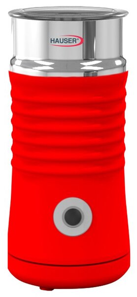 HAUSER MF-240R tejhabosító, 400 W, max 240 ml kapacitás, automata rendszer, tapadásmentes felület, piros