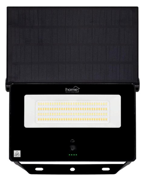 HOME FLP1801SOLAR napelemes LED reflektor, 80 db SMD LED, 1800 lumen, 3 féle színhőmérséklet, mozgásérzékelő, távirányító, IP65