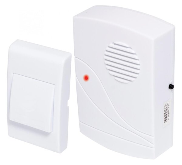 HOME DB 0600DC vezeték nélküli csengő, max. 60 m hatótáv, 32 dallam, LED fényjelzés, elemes tápellátás