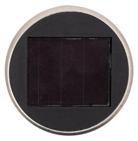 HOME MX843 napelemes kerti lámpa, fém, 1 db melegfehér LED, 24db/display, cserélhető AAA akkumulátor