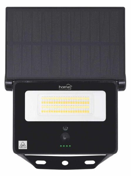 HOME FLP1101SOLAR napelemes LED reflektor, 28 db SMD LED, 1100 lumen, 3 féle színhőmérséklet, mozgásérzékelő, távirányító, IP65