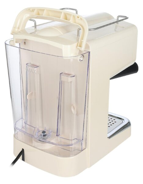 Zilan ZLN2992 retró eszpresszó kávéfőző, 1100 W, 15 bar, 1,25 liter kapacitás, tejhabosító, bézs