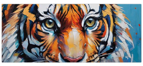 Kép - Tigris látképe, festmény (120x50 cm)