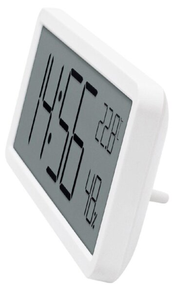 HOME HC18 páratartalom és hőmérséklet mérő ébresztőóra, prémium LCD kijelzővel, bútorra, falra helyezhető
