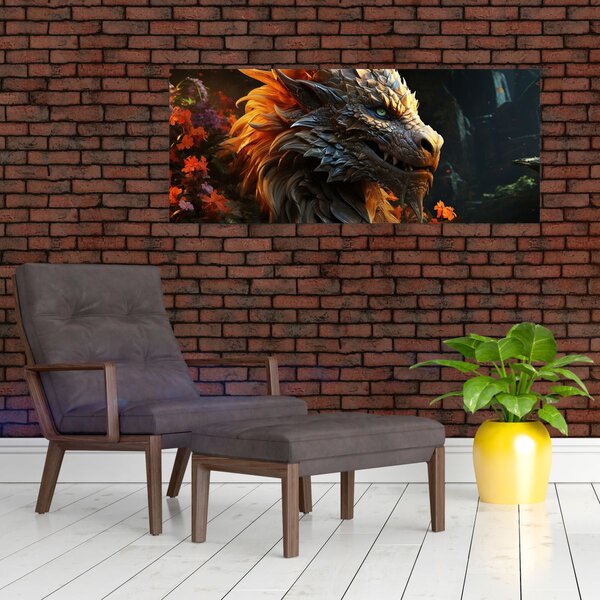 Kép - Sárkány (120x50 cm)