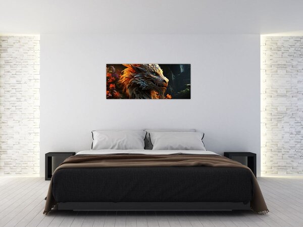 Kép - Sárkány (120x50 cm)