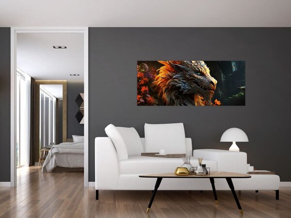 Kép - Sárkány (120x50 cm)