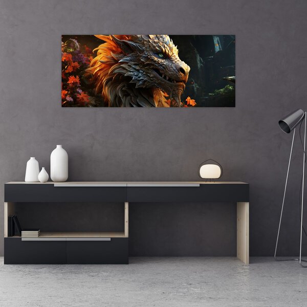 Kép - Sárkány (120x50 cm)