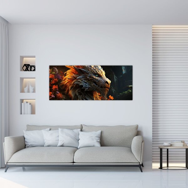 Kép - Sárkány (120x50 cm)