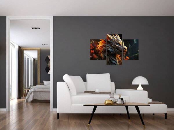 Kép - Sárkány (90x60 cm)