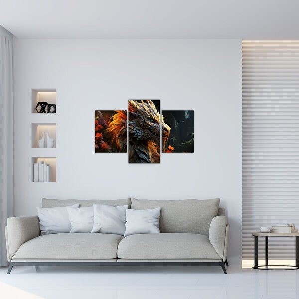 Kép - Sárkány (90x60 cm)