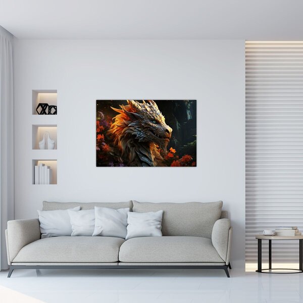 Kép - Sárkány (90x60 cm)