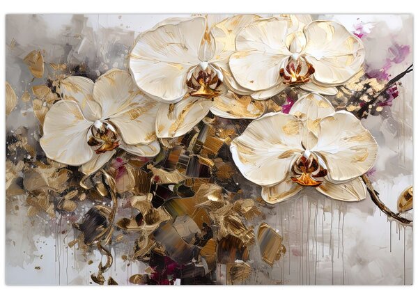 Kép - Orchideák (90x60 cm)