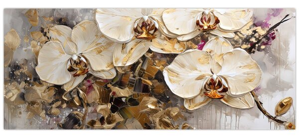 Kép - Orchideák (120x50 cm)