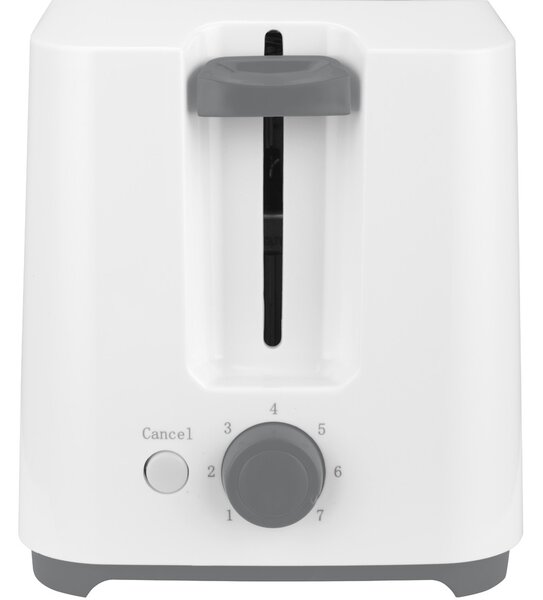 HAUSER T-234 kenyérpirító, 1450 W, 4 szeletes, automata szeletkidobás, fokozatmentes pirítás, fehér/szürke színű