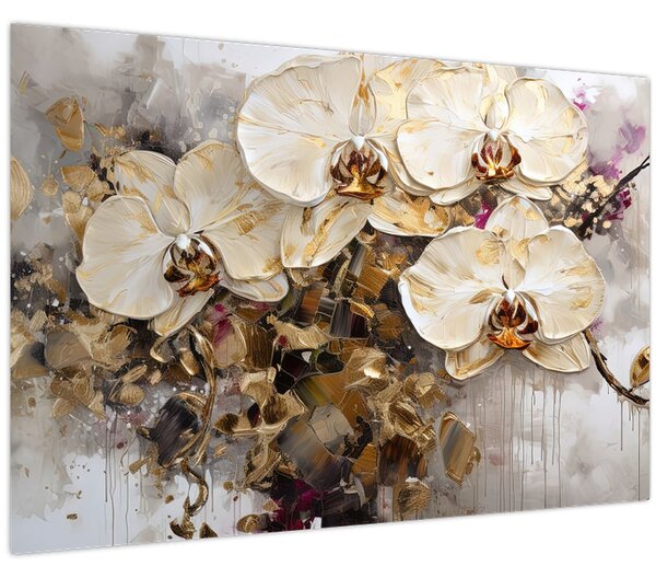 Kép - Orchideák (90x60 cm)