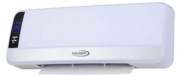 HAUSER AH-2301 fali ventilátoros fűtőtest, max. 2000 W, PTC fűtőelem, 2 fokozat, heti program, távirányító