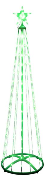 HOME SMF180 smart RGB műfenyő, 180 cm magas, 190 db RGB micro LED, távirányítható, kül- és beltéri kivitel