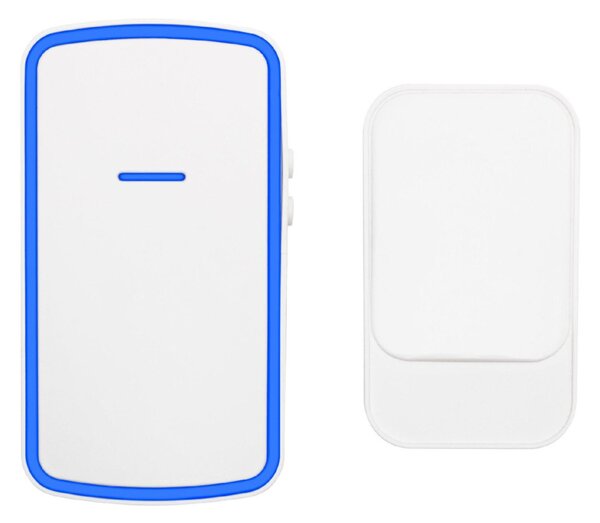 HOME DBK1002AC vezeték nélküli csengő, 100m hatótáv, 38 dallam, fényjelzés, IP68, szabályozható hangerő, fényjelzés